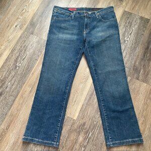 AG Adriano Goldschmied The Delicious Capri Jeans Women’s 30 Stretch Straight